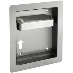 Ogro, Türgriff + Türgarnitur, Einlass-Flachdrückergarnituren 8937A, Tiefe 40 mm (Türgriff)