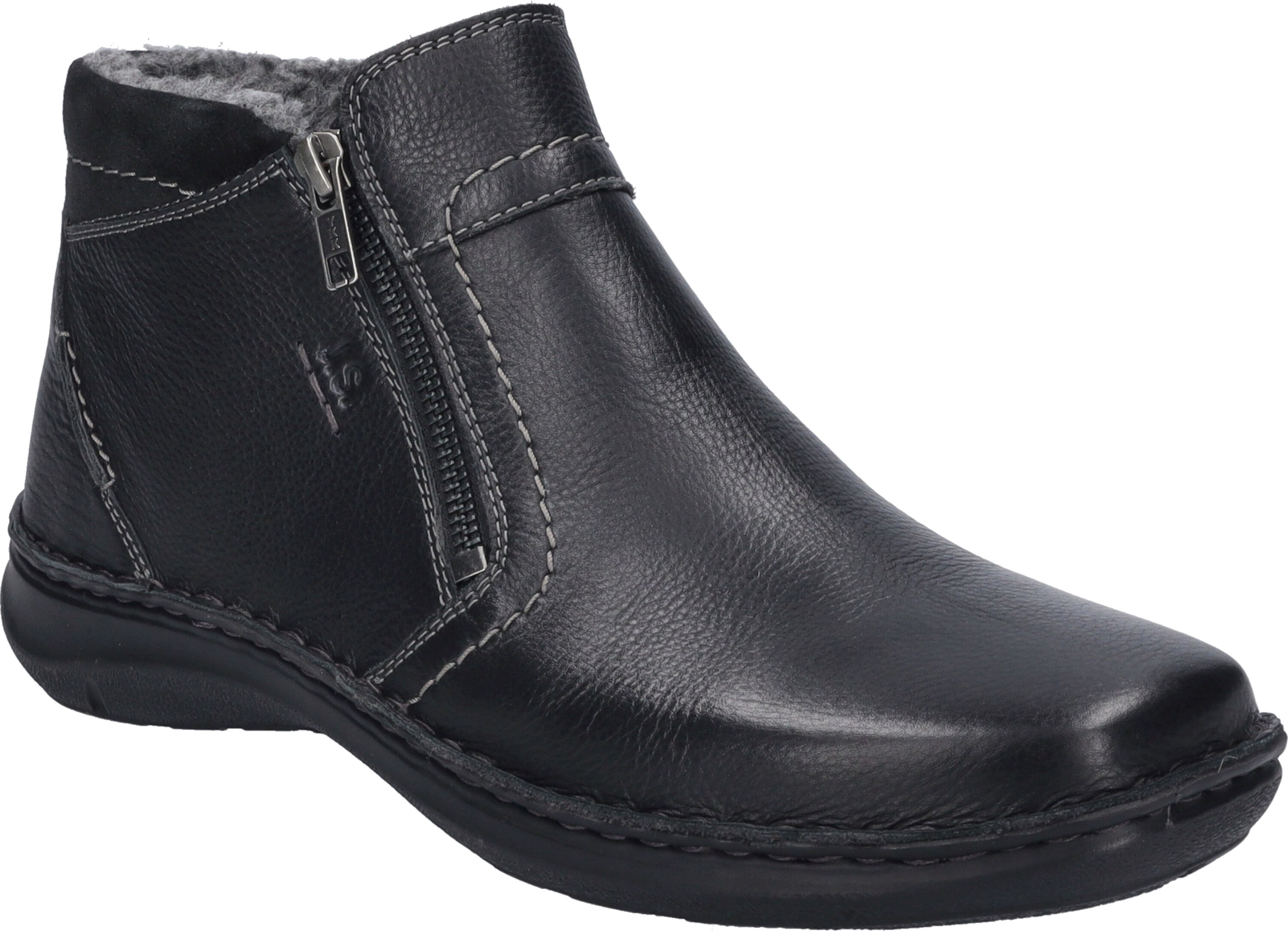 Stiefelette JOSEF SEIBEL "New Anvers 04, schwarz", Herren, Gr. 41, schwarz, Schuhe Stiefelette