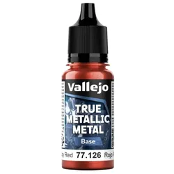 Vallejo True Metallix Metal BASE Ruby Red 18ml (126)