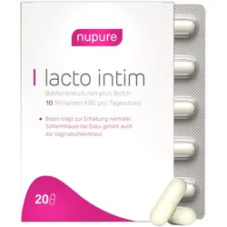 nupure lacto intim 20 St Kapseln magensaftresistent