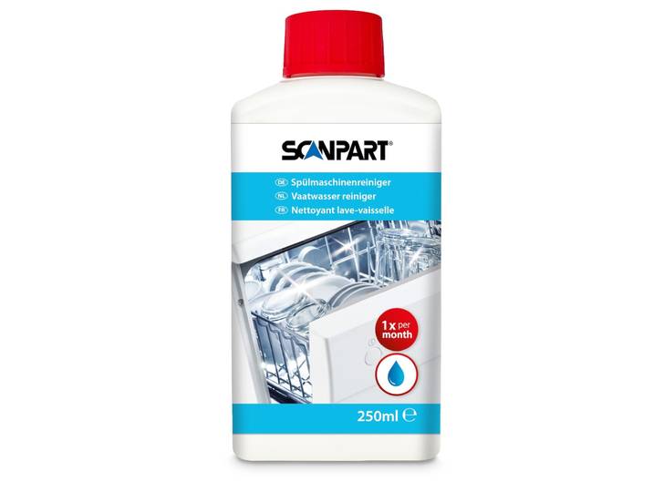 Scanpart vaatwasser reiniger 250ml Vaatwassers accessoire Wit