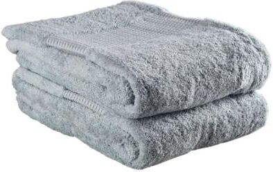 Delilah Home Organic Cotton Face Towels 13 Inch by 13 Inch Face Towels Twin Pack White