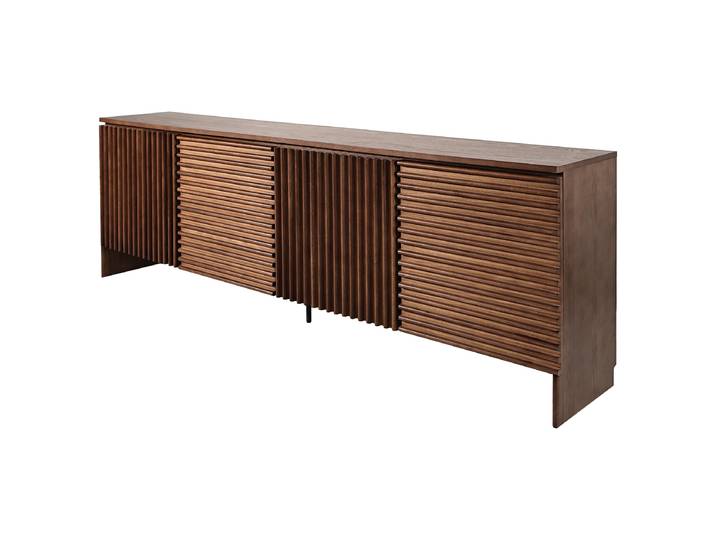 Sideboard STABY 230 cm 230 x 75 x 40cm Braun/Eiche Dunkel