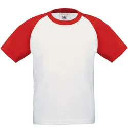 B&C Kinder Raglan Kontrast T-Shirt Base-Ball TK350