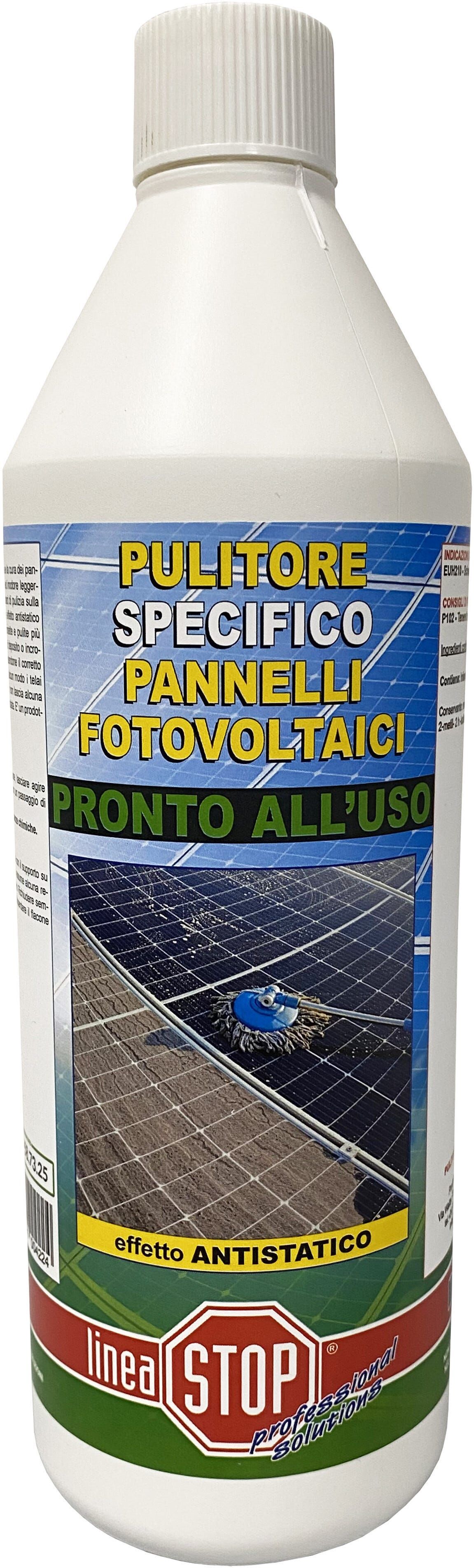 Linea_stop DETERGENTE PANNELLI FOTOVOLTAICI DIXI  PRONTO USO 1 l