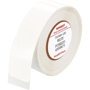 Niimbot Thermoetiketten weiß, 15 x 50mm, 130 Stück, Thermodirekt