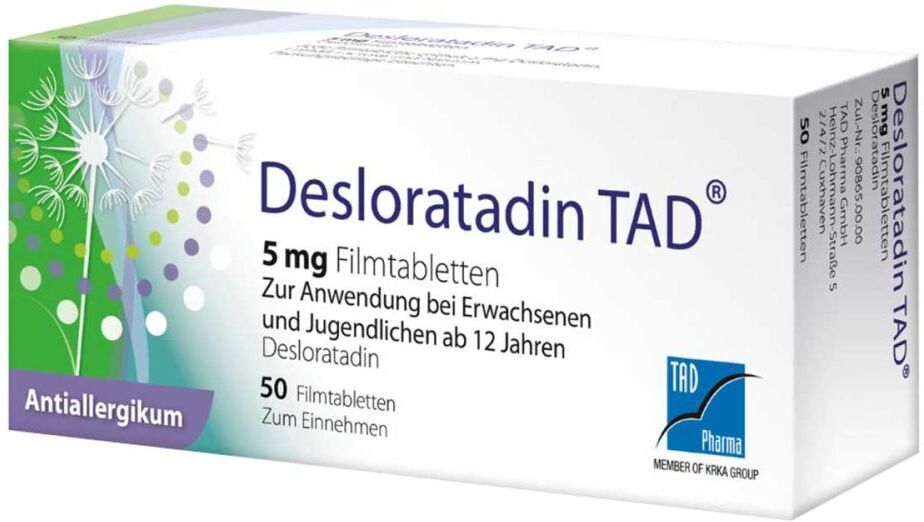 Desloratadin Tad 5 mg Filmtabletten