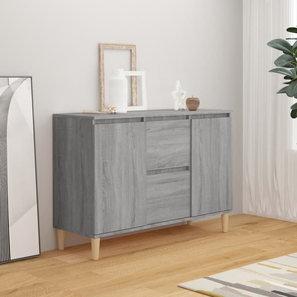 Corrigan Studio SkeltinCleveland Sideboard 101x35x70 cm Engineered Wood Grey Sonoma 70cm H X 101cm W X 35cm D