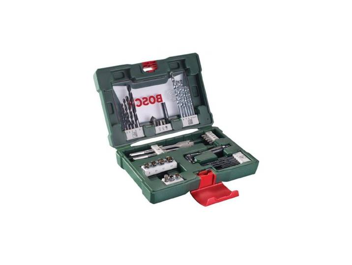 Bit-Set BOSCH V-Line Box, 41-teilig , grün (bunt), B:16cm H:6cm, Bits, Bit-Set