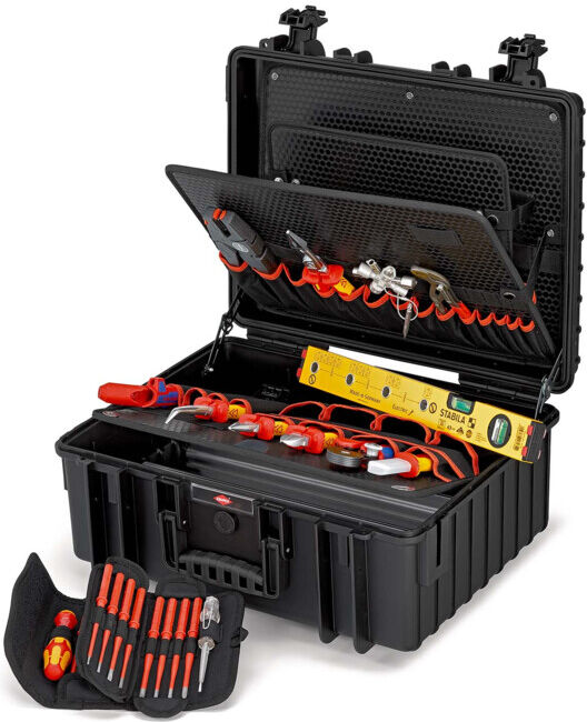 Mallette à outils « Robust34 » Électro, 26 outils Knipex (00 21 36)