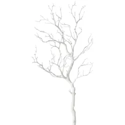 Dekozweig FENERI (BHT 3x93x30 cm) - weiß - BHT 3x93x30 cm