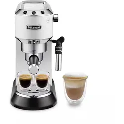 DeLonghi EC 685.W Dedica Style Siebträger Espressomaschine Weiß