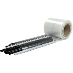 VEPATIM Schlauchfolie  400mm breit 150my transparent LDPE 200 lfm.