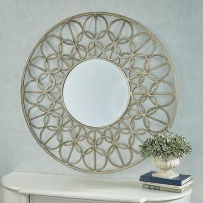 Touch of Class Gillian Mirrored Wall Art Champagne Gold , Champagne Gold