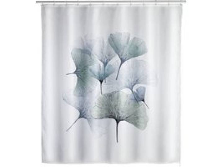 WENKO Rideau de douche anti-moisissure Ginkgo, 200 x 180 cm