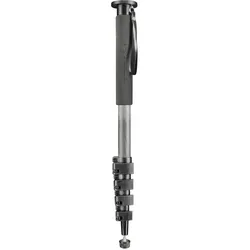 Walimex pro pro WAL1983 -Pro Einbeinstativ (Carbon), Stativ, Schwarz, Silber