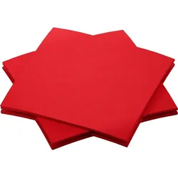 2880 Duni Bio Dunisoft® Servietten 20 x 20 cm Rot