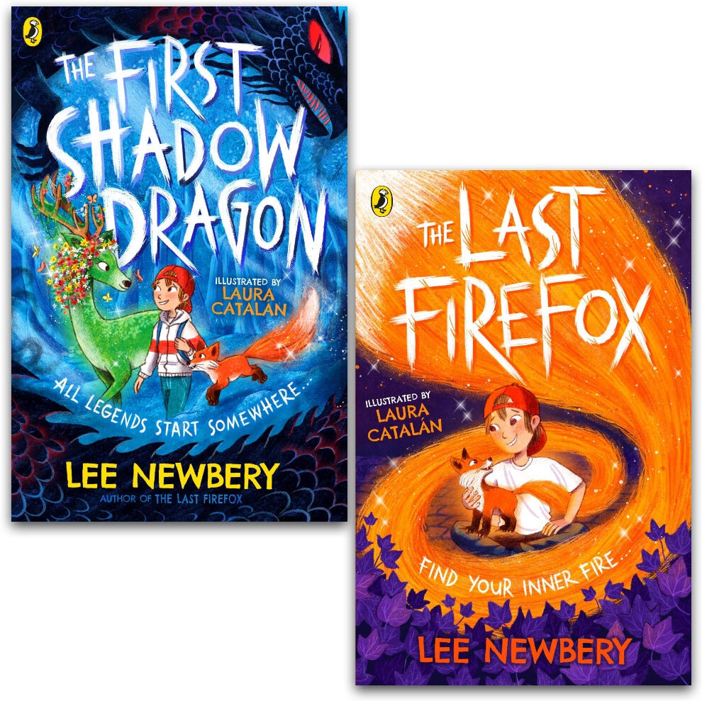 Puffin Lee Newbery 2 Books Collection Set (The Last Firefox, The First Shadowdragon)