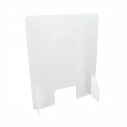 Schutzwand transparent BASIC 50x75 cm stehend