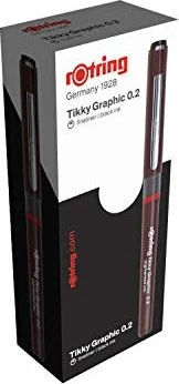 rotring Tikky Graphic Faserschreiber, Strichst"rke 0,2 mm