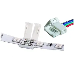 Rutec Zubehör für VARDAflex - Verbinder-Set für RGB PROFI (RU-86533 + RU-86539), IP20, mit 15cm Anschlussleitung, 4-polig RU-B86533