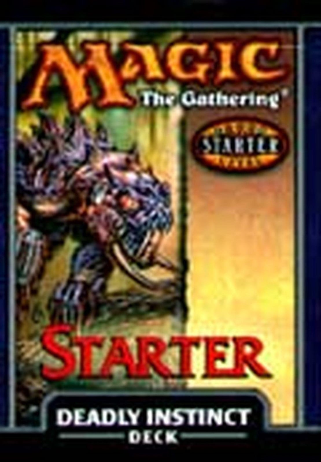 Wizards of the Coast Magic: The Gathering Starter 1999 Deadly Instinct Theme Deck