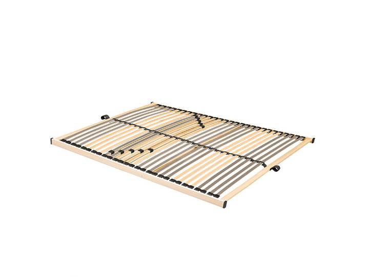 Lattenrost Driggs I 160 x 200cm Holm & Leisten: Schichtholz Birke Kanteln: Massivholz Buche Grau/Beige