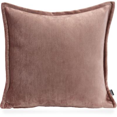 Dekokissen H.O.C.K. "Bonanza", rosa (rosa, unifarben), B:50cm H:10cm L:50cm, Obermaterial: 100% Polyester. Füllung: 100% Polyester, Dekokissen_Sitzkissen_Kissenhüllen, leicht schimmernd, inkl. Füllung, Bezug mit Reißverschluss abnehmbar