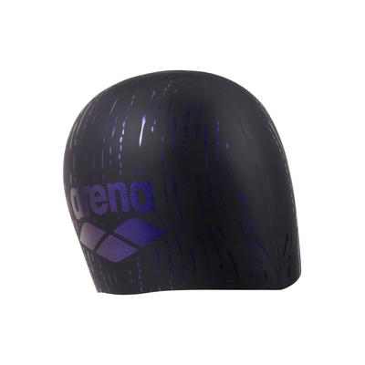 Badekappe ARENA "ARENA SHINE CAP", blau (schwarz, blau), Obermaterial: 100% Sisal, Badekappen