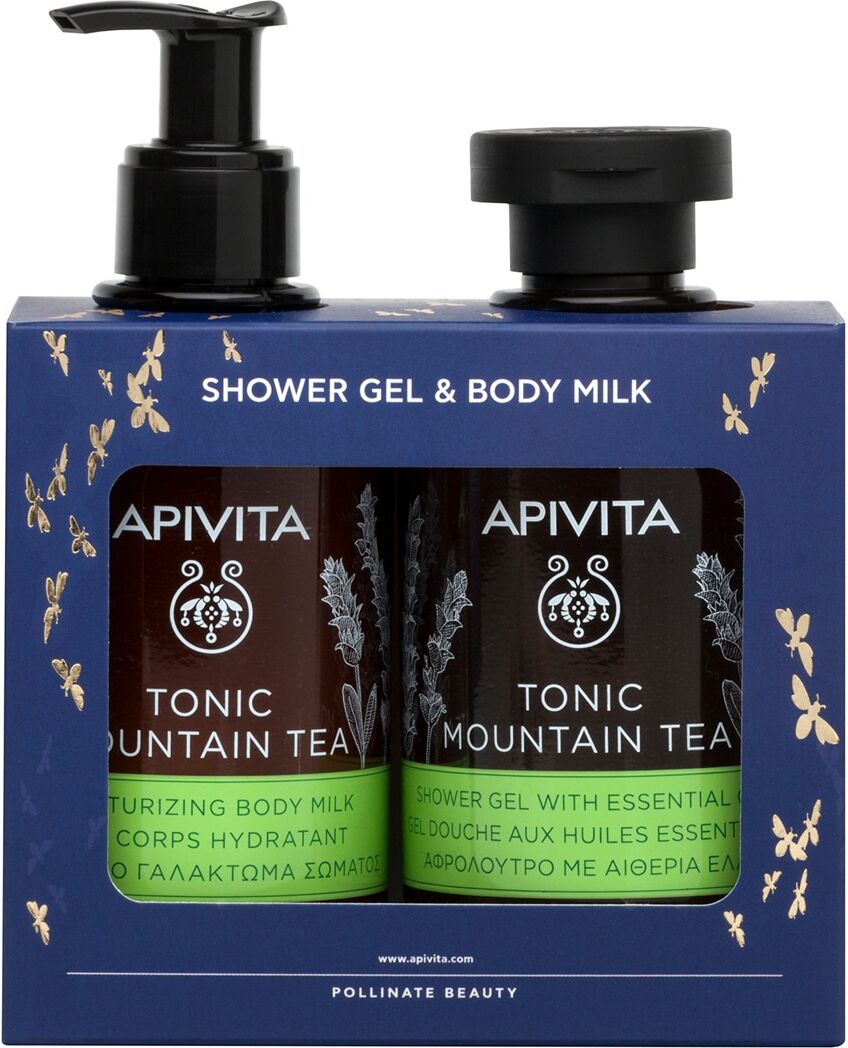 Apivita Pack Tonic Mountain Tea Gel .