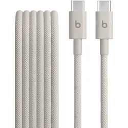 Beats USB-C zu USB-C umflochtenes Kabel 3m Power Engerie Grau