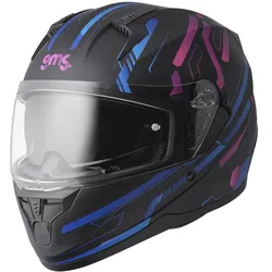 GMS, Motorradhelm, Hexago Graphic (L, 59 - 60 cm)