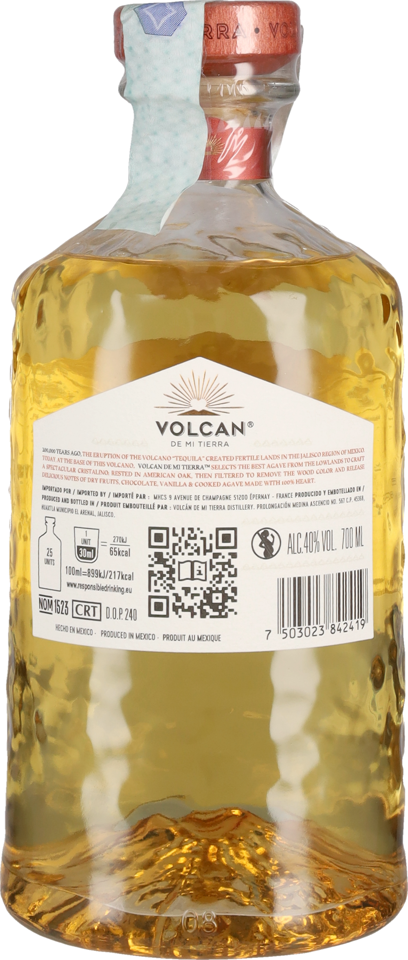 Volcàn De Mi Tierra Tequila Reposado 'Cristalino'