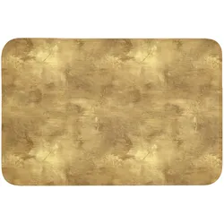 BADEMATTE Industriell - Textur - Gold Badvorleger 90x60 cm