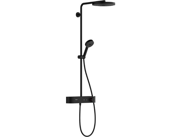 hansgrohe Pulsify S Showerpipe 260 1jet EcoSmart met ShowerTablet Select 400 mat zwart