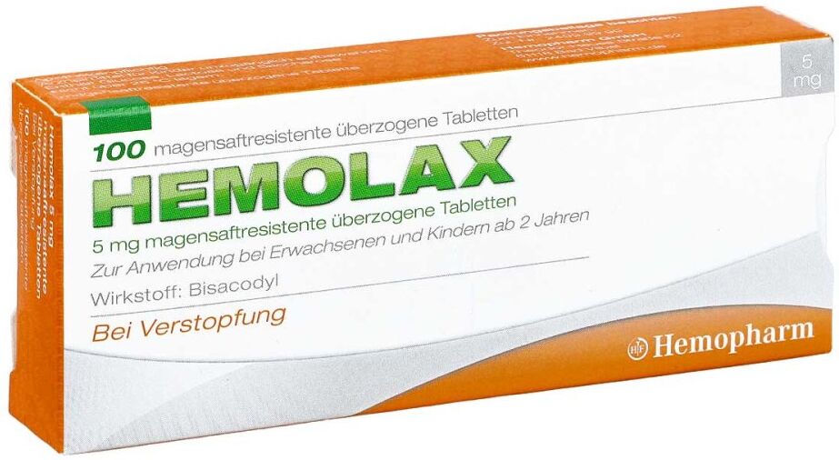 Hemolax 5 Mg Magensaftresistente überzogene Tabletten