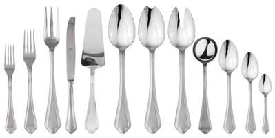 Mepra Leonardo Flatware Set - 67 Pieces - Stainless Steel