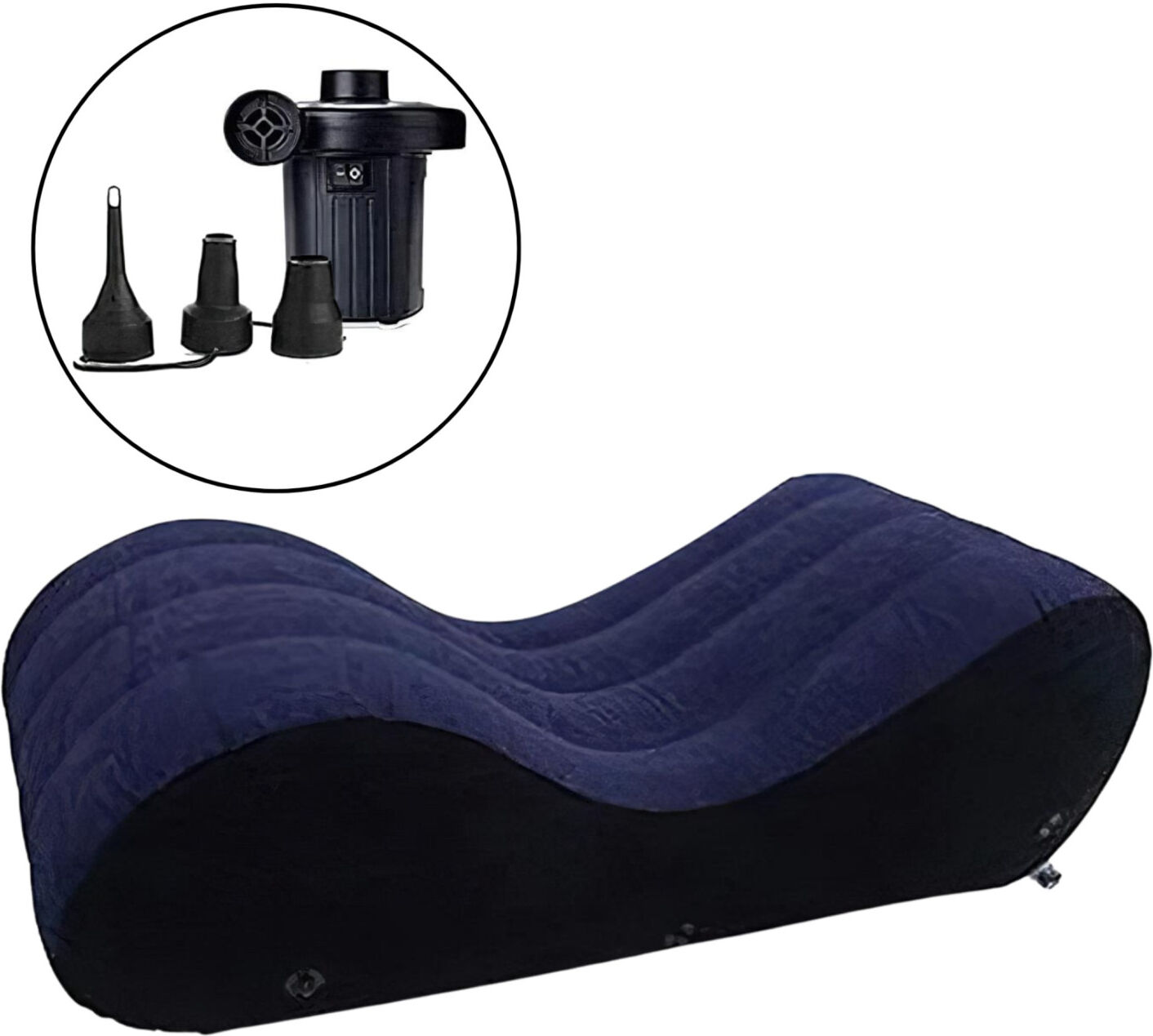 Desirel Magic Pillow - Oppustelig Sex-Sofa - Stor (Blå)