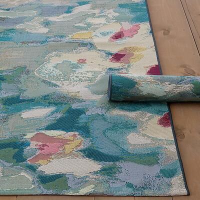 "Mayla Indoor/Outdoor Rug - 1'11"" x 7'6"" - Ballard Designs"