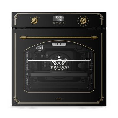 Klarstein Victoria Pyro-Backofen | Elektroherd mit Pyrolysefunktion | 3150 W | 76 l | 60 cm Schwarz