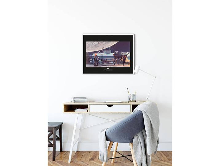 Tableau déco Yavin Hangar Papier photo avec surface satinée et haute résistance à la lumière Multicolore 70 x 50cm