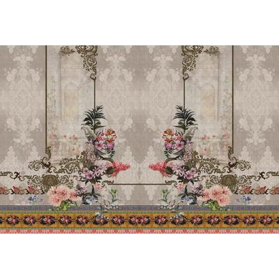 Fototapete LIVING WALLS "Walls by Patel Oriental Garden", bunt, B:4m L:2,7m, Vlies, Tapeten, Vlies, Wand