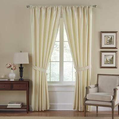 Threadmade Versailles Pleated Blackout Curtain Panel