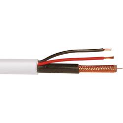 ABUS KA9002 Audio, Video Kabel 50.00 m Weiß