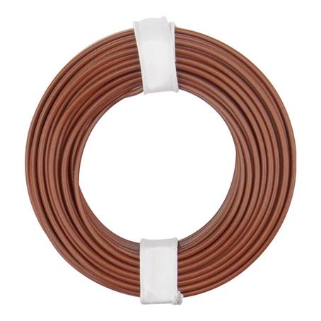 Donau KUPFERSCHALT-LITZE 0,50 / 10m braun (10 m) (175-018)