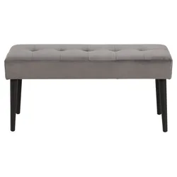 Actona Bank Glory Polyester Grau Dunkelgrau