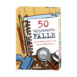 Moses Verlag 50 rätselhafte Fälle für Codeknacker und Junior-Detektive 277112