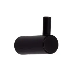 Wand-Haken,Ria,Einfachhaken,H40mm,schwarz matt