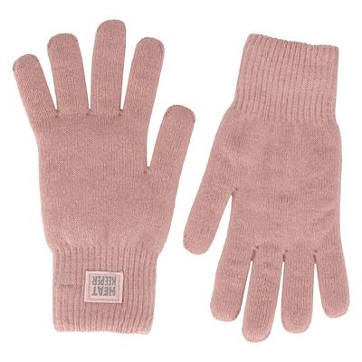 Thermohandschuhe HEATKEEPER, Damen, rosa (pink), Strick, Materialmix, Handschuhe, Thermo-isolierend, TOG 1.9, atmungsaktiv