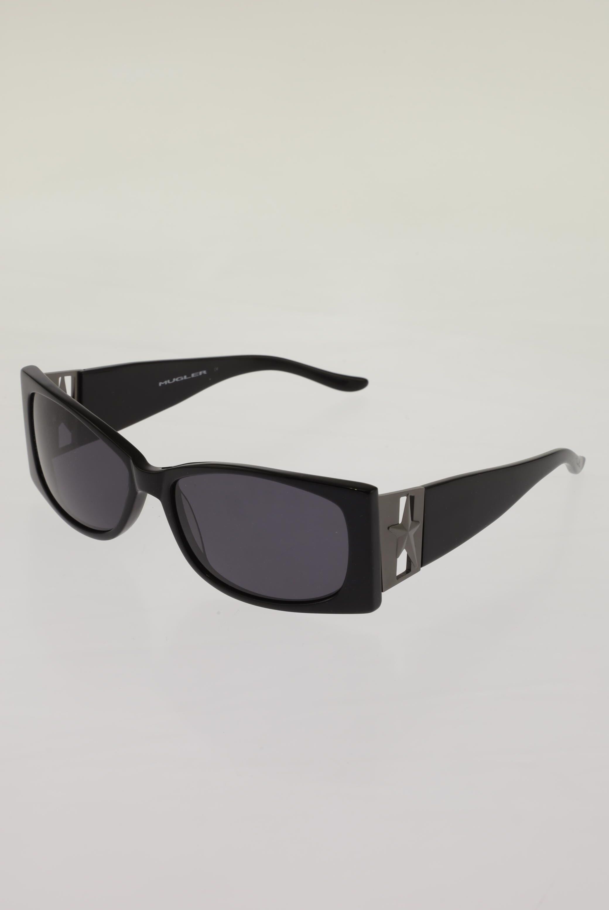 Thierry Mugler Damen Sonnenbrille, Schwarz - Second Hand